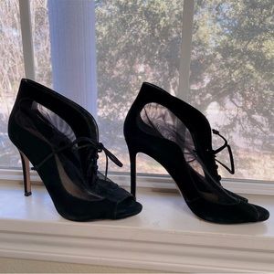 Schutz Neiman Marcus Sheer Mesh Stiletto Heels size 8